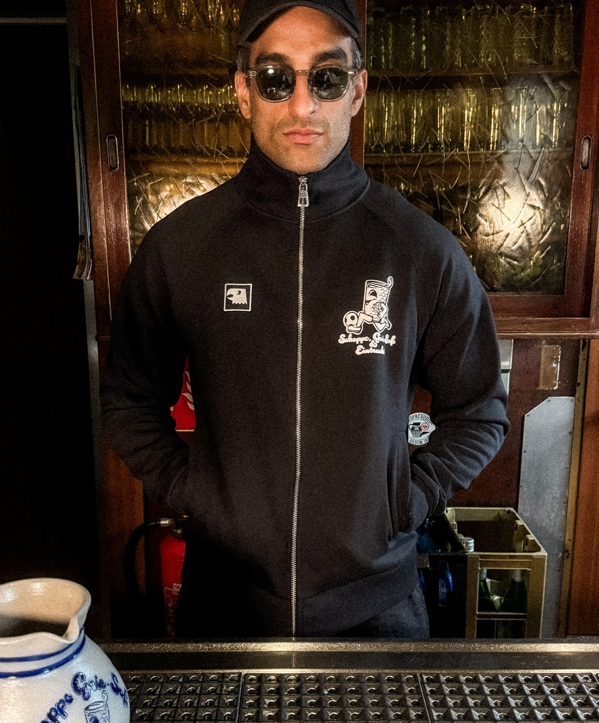 Schoppe Seppl Trainingsjacke Schwarz
